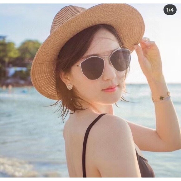 Christain Dior STELLAIRE 4 Geometric Ladies Sunglasses 3YGIR 59 NWT NIB Org $470 - Picture 15 of 16